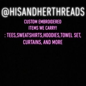 Custom Embroidery Sweatshirt - BLACK